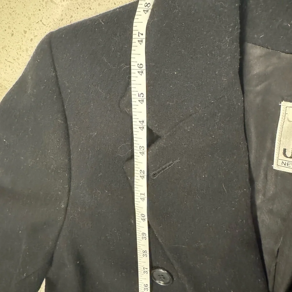 Jones JNY Men Coat 42R 100% Wool Long Coat